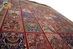گبه ماشینی افرند زمینه لاکی کد 800