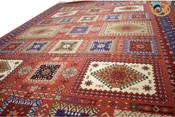 گبه ماشینی افرند زمینه گلبهی کد 701