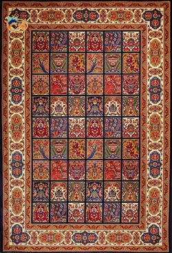 گبه ماشینی افرند زمینه سرمه ای کد 800