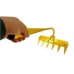 وجین کن چنگکی دستی، شن کش (علف زن دستی) [با یکسال گارانتی تعویض]