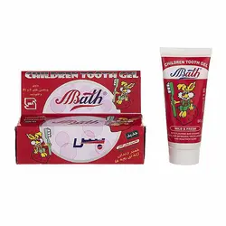 خمیردندان کودک با طعم توت فرنگی بس 80 میل | Bath Strawberry Toothpaste For Kids 80 ml