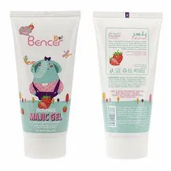 خمیردندان کودک با طعم توت فرنگی بنسر 60 میل | Bencer Toothpaste Kide Magic Gel Strawberry Flavor 60 ml