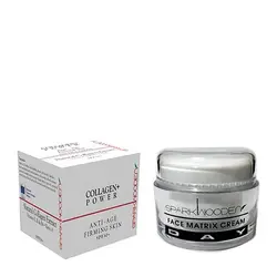 کرم روز ضد چروک و آبرسان اسپارک وودن +Collagen+ Power  SPF30 حجم 50 میل | Spark Wooden Collagen+ Power SPF30+ Anti Aging Moisturizing