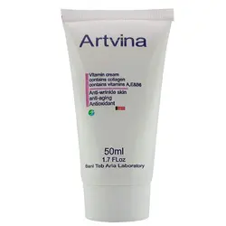کرم ویتامینه حاوی کلاژن آرتوینا مدل Antioxidant حجم 50 میل | artvina vitamin cream anti wrinkle skin 50ml