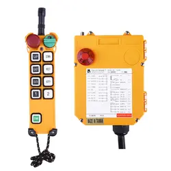 ریموت بی سیم جرثقیل 8 کلید دو سرعته F24-8D - رابو الکتریک