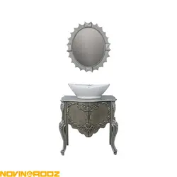 کابینت روشویی کاکتوس مدل رویال گلف خم رنگی - فروشگاه نوین روز