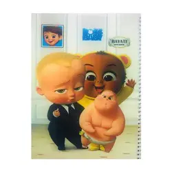 دفتر۸۰ برگ جلد طلقی