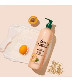 لوسیون بدن زردآلو و جو دوسر لاونیچر