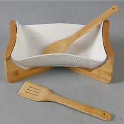 کاسه سالاد مستطیل دور چوب ریور
