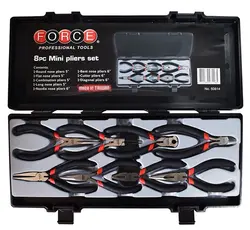 جعبه انبر مینی 8 عددی مدل F50814 برند FORCE - ابزارمال | فروشگاه ابزارآلات صنعتی