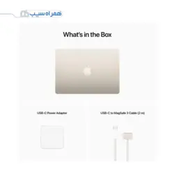 لپ تاپ 13.6 اینچ اپل مدل MacBook Air-MLY23 M2 2022