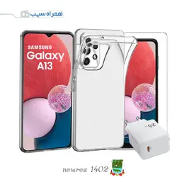 گوشی سامسونگ گلکسی A13 ظرفیت 64 + قاب و گلس