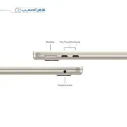 لپ تاپ اپل 13.6 اینچی مدل MacBook Air MRXU3 2024