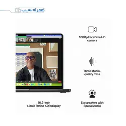 لپ تاپ 16.2 اینچی اپل مدل MacBook Pro MRW73 2023