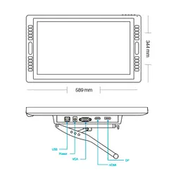 مانیتور طراحی Kamvas Pro22 هویون