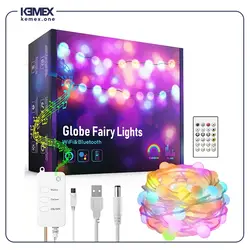 ریسه موزیکال ده متری tuya globe light RGB