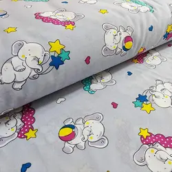 پارچه ملحفه طرح هپی لند کد 110 - مترینوشاپ