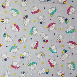 پارچه ملحفه طرح هپی لند کد 110 - مترینوشاپ