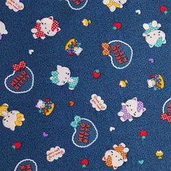 پارچه ملحفه طرح کیتی کد 190 - مترینوشاپ