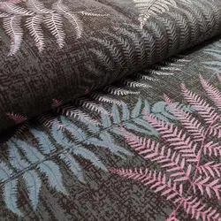 پارچه ملحفه طرح سرخس کد 125 - مترینوشاپ