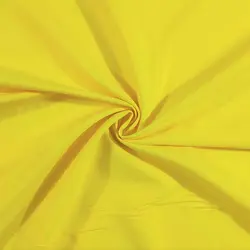 پارچه تترون کد 2278 زرد قناری عرض 150 - مترینوشاپ