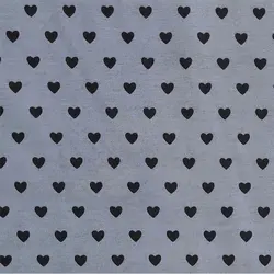 پارچه ملحفه طرح قلب کد 110 طوسی - مترینوشاپ