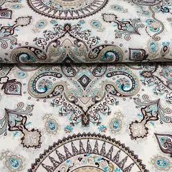 پارچه ملحفه طرح ترمه کد 300 - مترینوشاپ