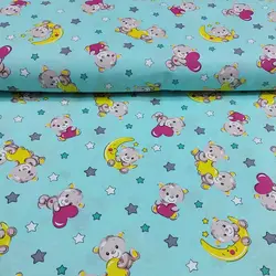 پارچه ملحفه طرح تدی کد 145 - مترینوشاپ