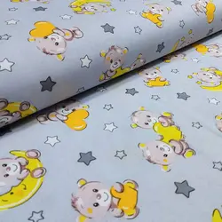 پارچه ملحفه طرح تدی کد 1218 - مترینوشاپ