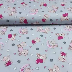 پارچه ملحفه طرح تدی کد 1217 - مترینوشاپ