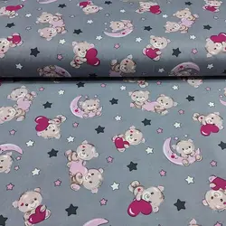 پارچه ملحفه طرح تدی کد 1317 - مترینوشاپ