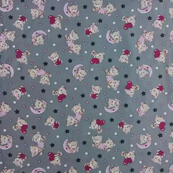 پارچه ملحفه طرح تدی کد 1317 - مترینوشاپ