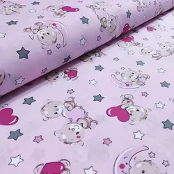 پارچه ملحفه طرح تدی کد 170 - مترینوشاپ