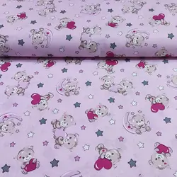 پارچه ملحفه طرح تدی کد 170 - مترینوشاپ