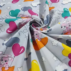 پارچه ملحفه عروسکی طرح اسنوبال کد 110 - مترینوشاپ