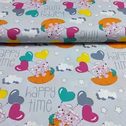 پارچه ملحفه عروسکی طرح اسنوبال کد 110 - مترینوشاپ