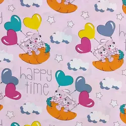 پارچه ملحفه عروسکی طرح اسنوبال کد 170 - مترینوشاپ