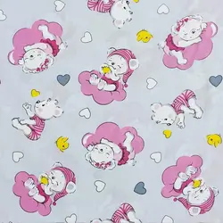 پارچه ملحفه عروسکی طرح لوسی کد 120 - مترینوشاپ