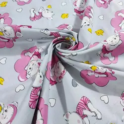 پارچه ملحفه عروسکی طرح لوسی کد 120 - مترینوشاپ