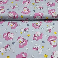 پارچه ملحفه عروسکی طرح لوسی کد 120 - مترینوشاپ