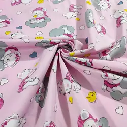 پارچه ملحفه عروسکی طرح لوسی کد 170 - مترینوشاپ