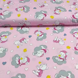 پارچه ملحفه عروسکی طرح لوسی کد 170 - مترینوشاپ