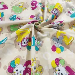 پارچه ملحفه عروسکی طرح لاکی لند کد 300 - مترینوشاپ