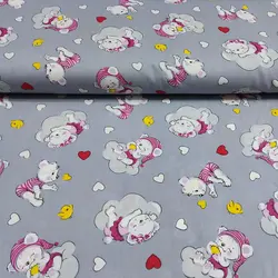 پارچه ملحفه عروسکی طرح لوسی کد 110 - مترینوشاپ