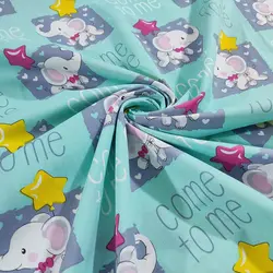 پارچه ملحفه عروسکی طرح هانی کد 145 - مترینوشاپ