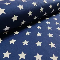 پارچه ملحفه طرح ستاره کد 190 سرمه ای