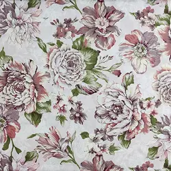 پارچه ملحفه طرح زمرد کد 125 قهوه ای