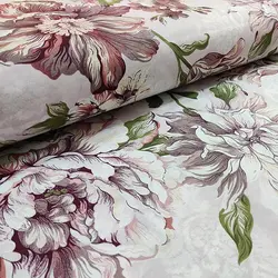 پارچه ملحفه طرح زمرد کد 125 قهوه ای