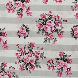 پارچه ملحفه طرح رویال کد 0150 طوسی قرمز