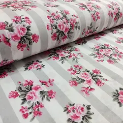 پارچه ملحفه طرح رویال کد 0150 طوسی قرمز